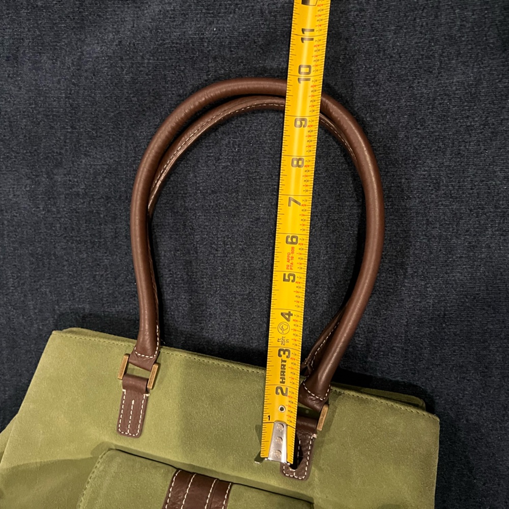 NWOT - RARE Vintage Eddie Bauer Leather Suede Purse - Picture 16 of 16